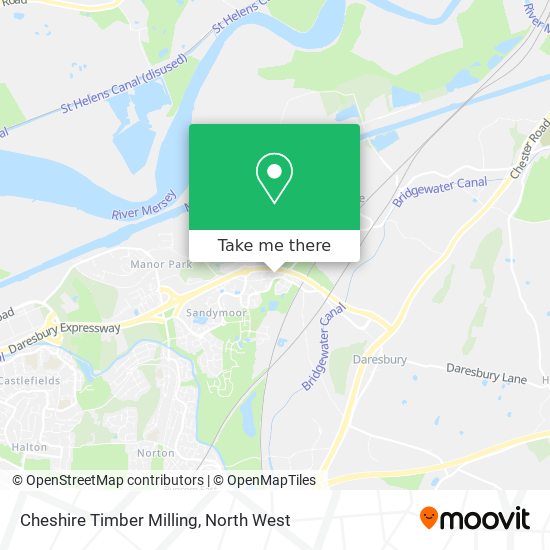 Cheshire Timber Milling map
