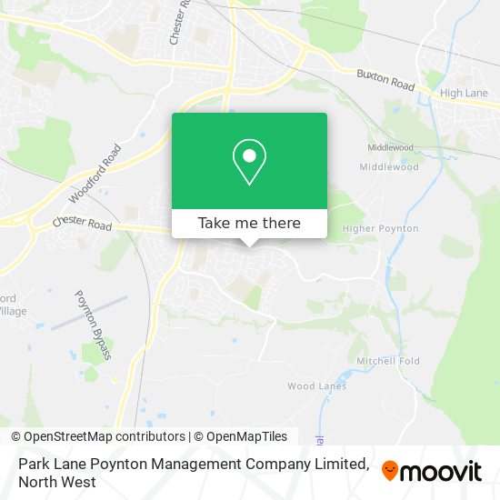 Park Lane Poynton Management Company Limited map