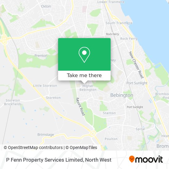 P Fenn Property Services Limited map