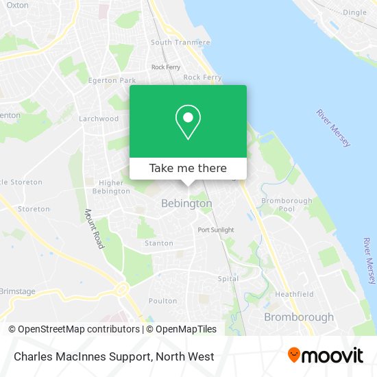 Charles MacInnes Support map