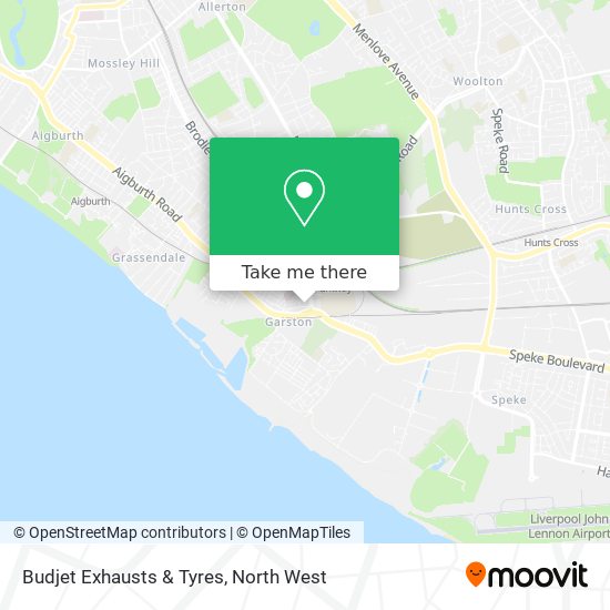 Budjet Exhausts & Tyres map