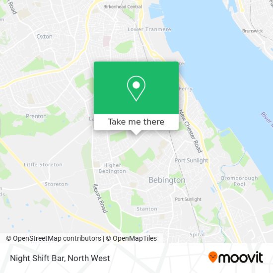 Night Shift Bar map