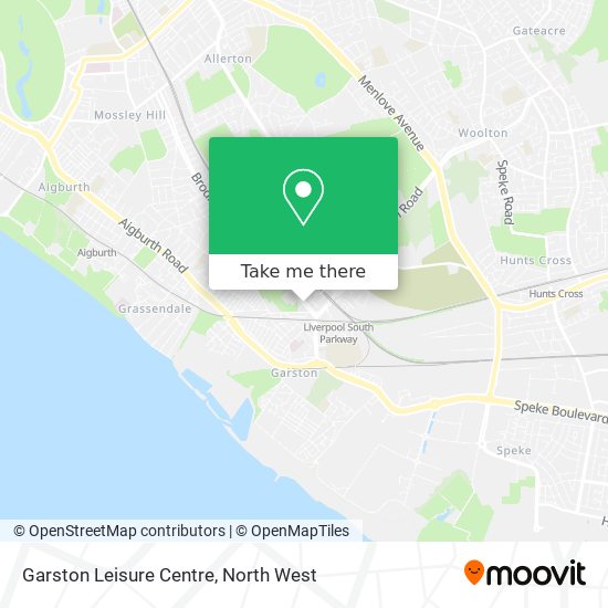 Garston Leisure Centre map