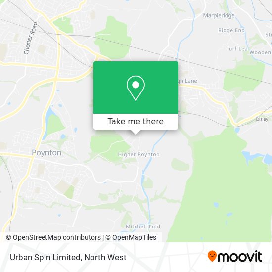 Urban Spin Limited map