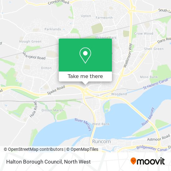 Halton Borough Council map