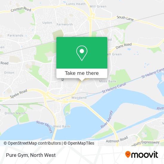 Pure Gym map