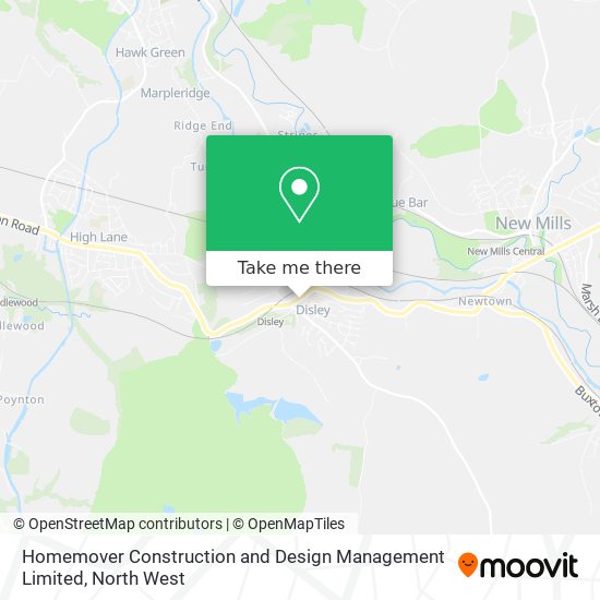 Homemover Construction and Design Management Limited map