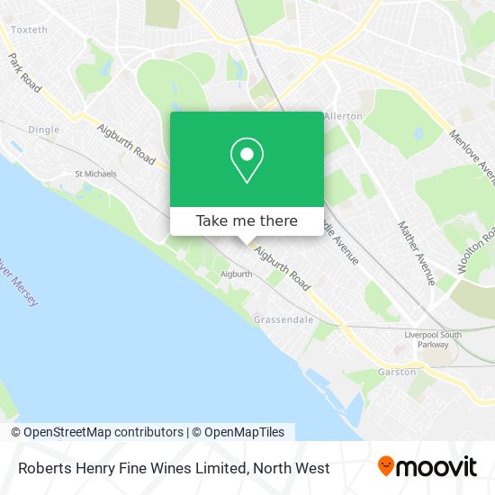 Roberts Henry Fine Wines Limited map