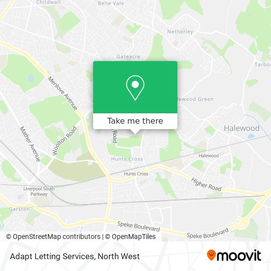 Adapt Letting Services map