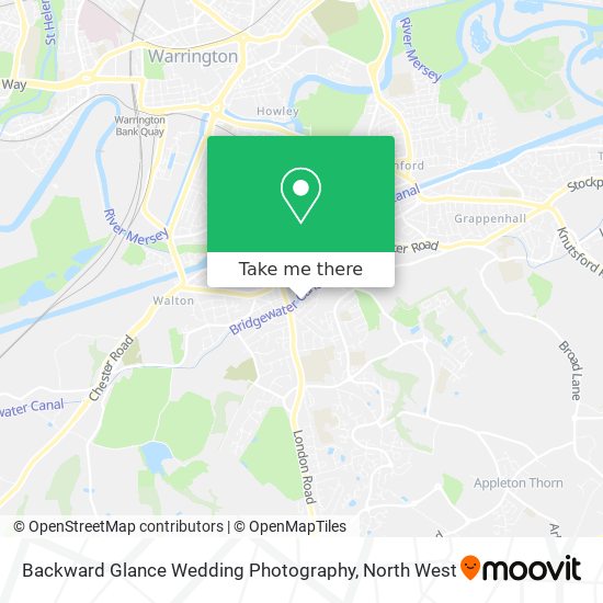 Backward Glance Wedding Photography map
