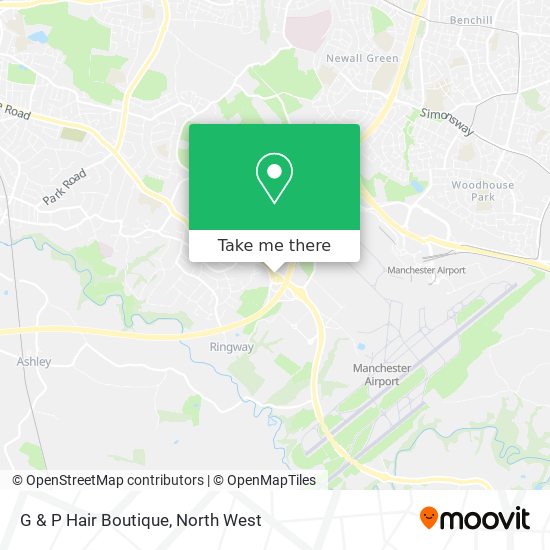 G & P Hair Boutique map