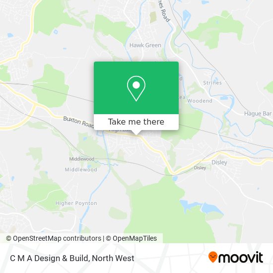 C M A Design & Build map