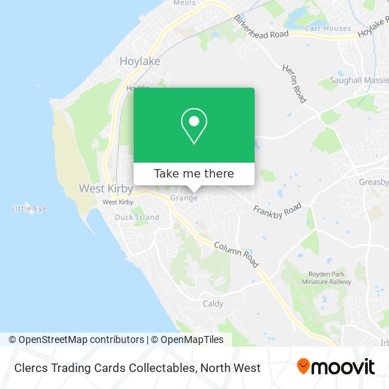 Clercs Trading Cards Collectables map