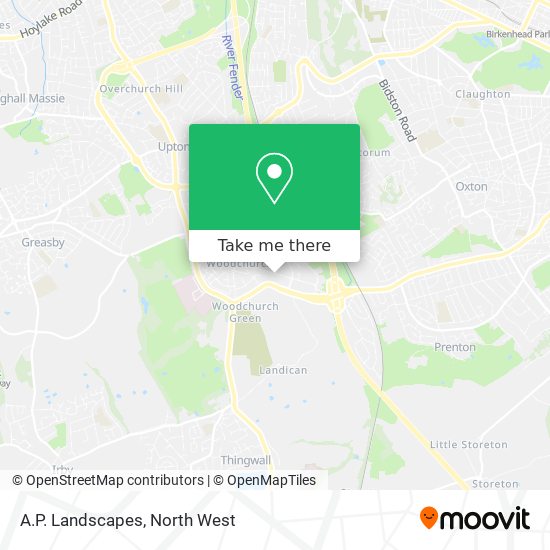 A.P. Landscapes map