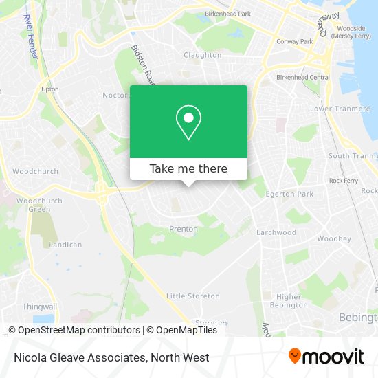 Nicola Gleave Associates map