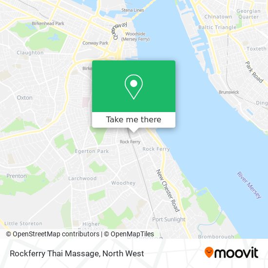 Rockferry Thai Massage map