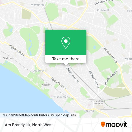 Ars Brandy Uk map