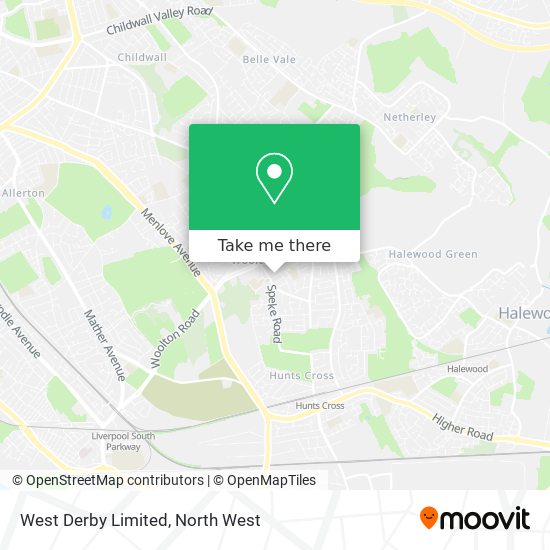 West Derby Limited map
