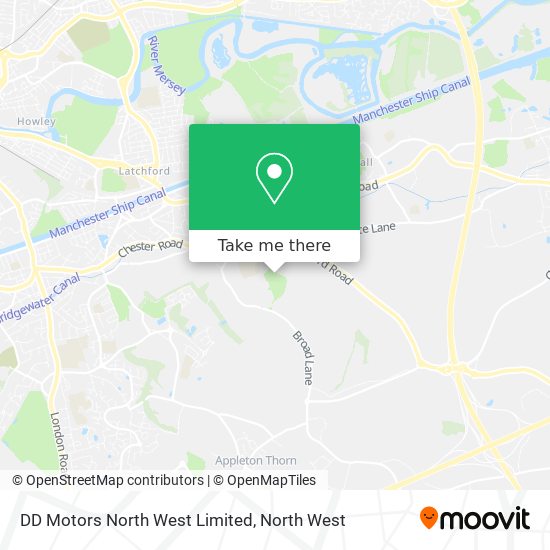 DD Motors North West Limited map