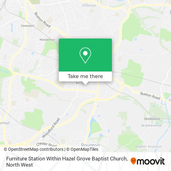Furniture Station Within Hazel Grove Baptist Church map