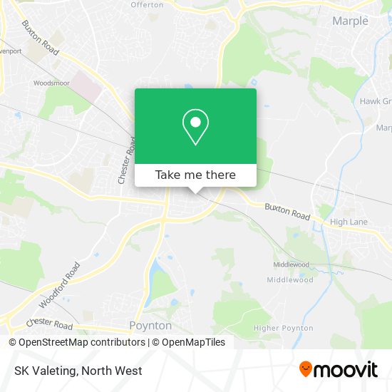 SK Valeting map