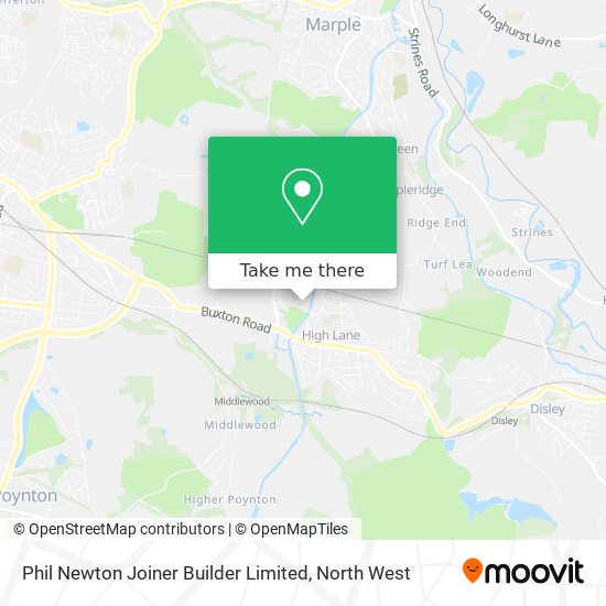 Phil Newton Joiner Builder Limited map