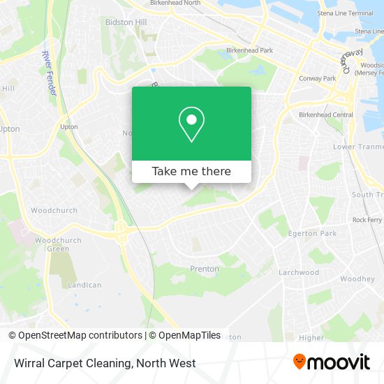Wirral Carpet Cleaning map