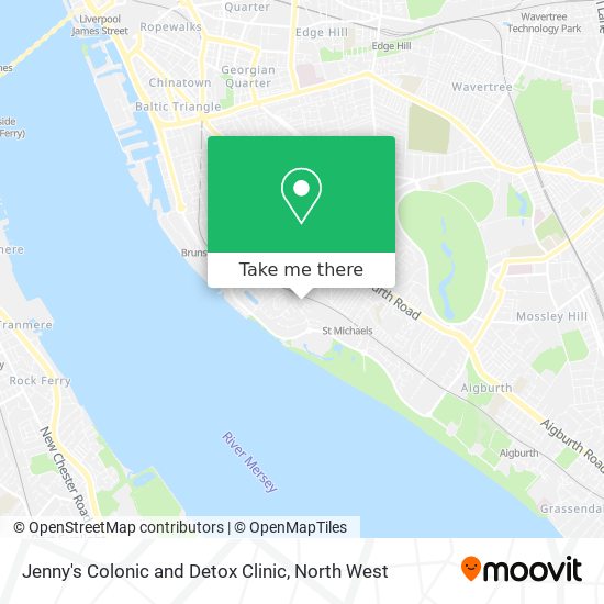 Jenny's Colonic and Detox Clinic map