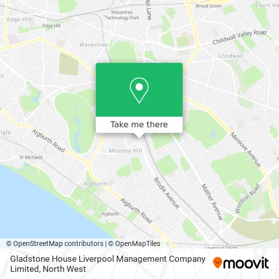 Gladstone House Liverpool Management Company Limited map