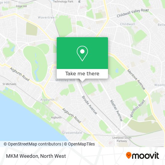 MKM Weedon map