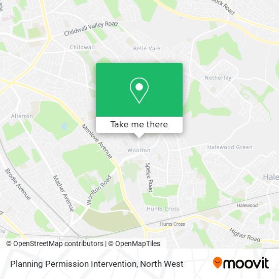 Planning Permission Intervention map
