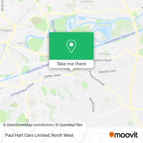 Paul Hart Cars Limited map