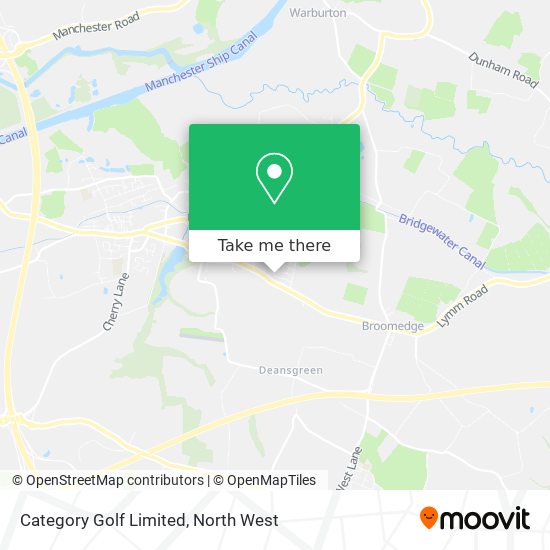 Category Golf Limited map