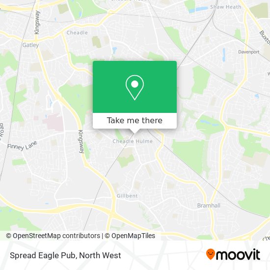 Spread Eagle Pub map