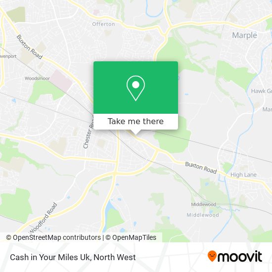 Cash in Your Miles Uk map