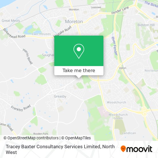Tracey Baxter Consultancy Services Limited map