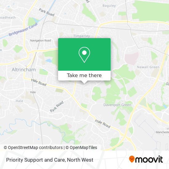 Priority Support and Care map