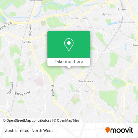 Zesh Limited map