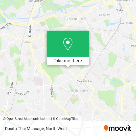 Dusita Thai Massage map