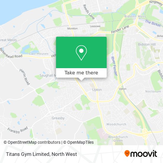Titans Gym Limited map