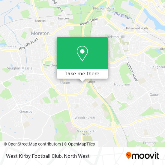 West Kirby Football Club map