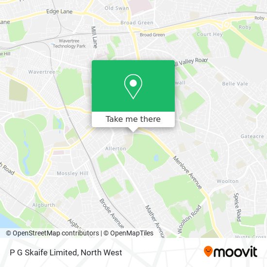 P G Skaife Limited map