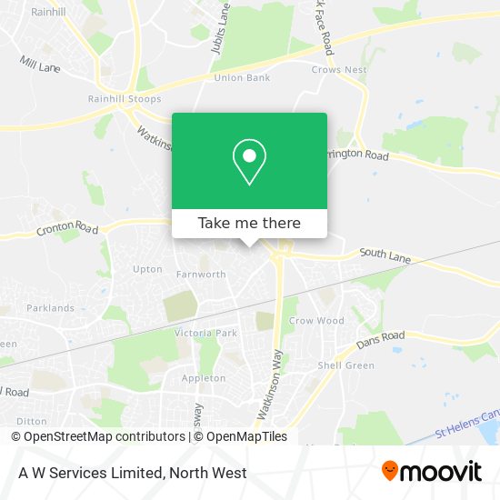 A W Services Limited map