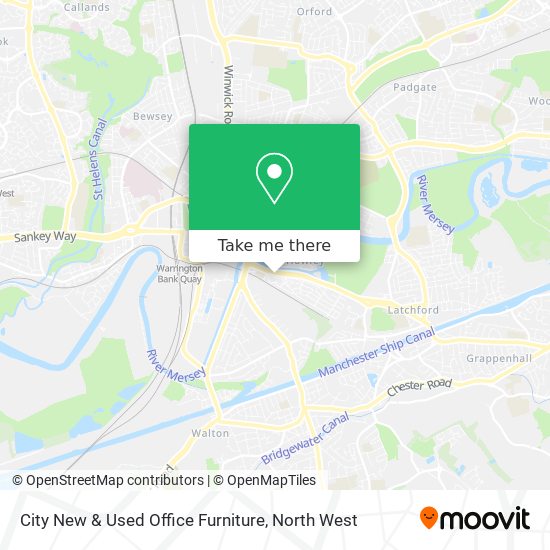 City New & Used Office Furniture map