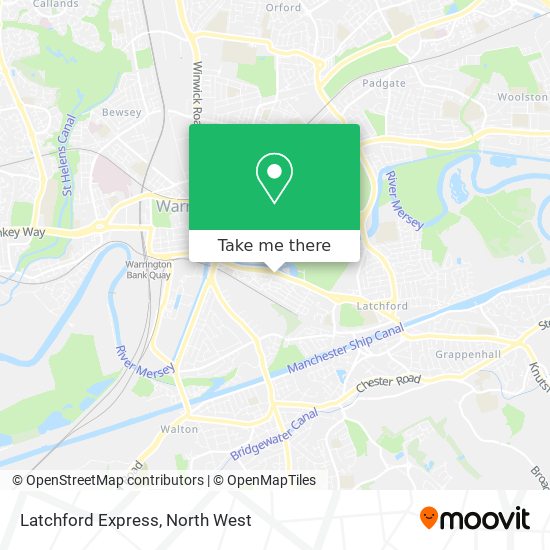 Latchford Express map