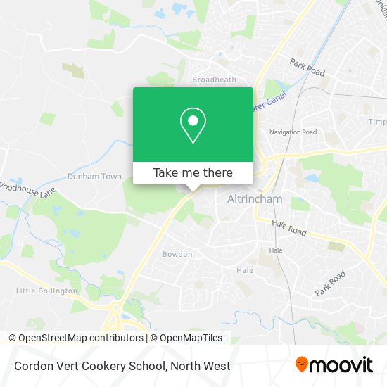 Cordon Vert Cookery School map