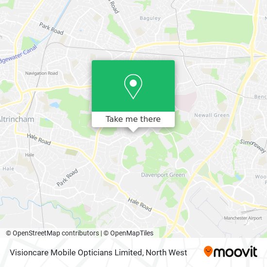 Visioncare Mobile Opticians Limited map