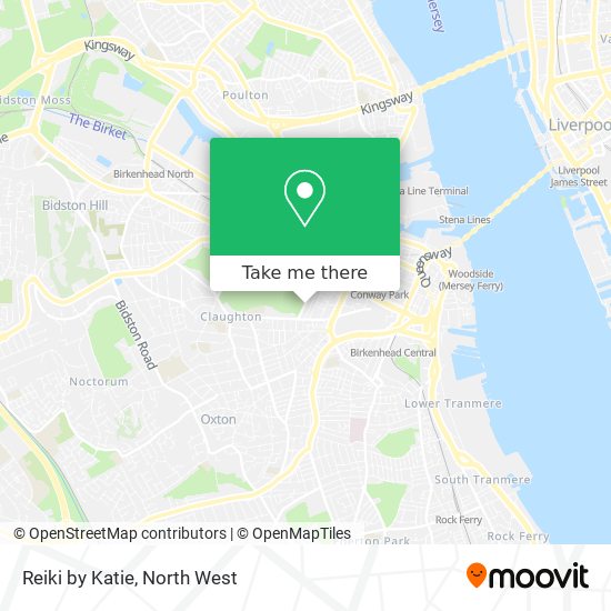 Reiki by Katie map