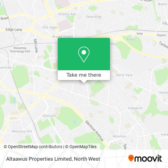 Altaawus Properties Limited map