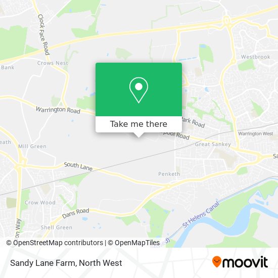 Sandy Lane Farm map